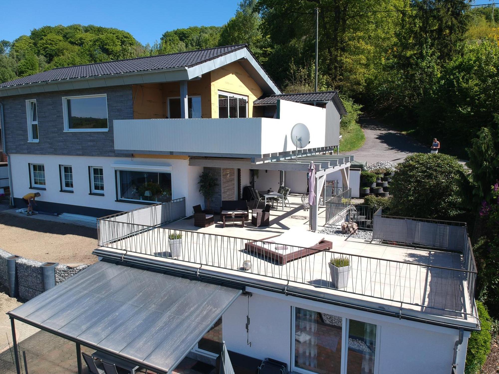 Seeblick-Ferienwohnung Im "Ferienhaus Agger-Blick" Mit Traumhafter Sonnen-Terrasse, Sauna, E-Kamin & Kajak 굼머스바흐 외부 사진